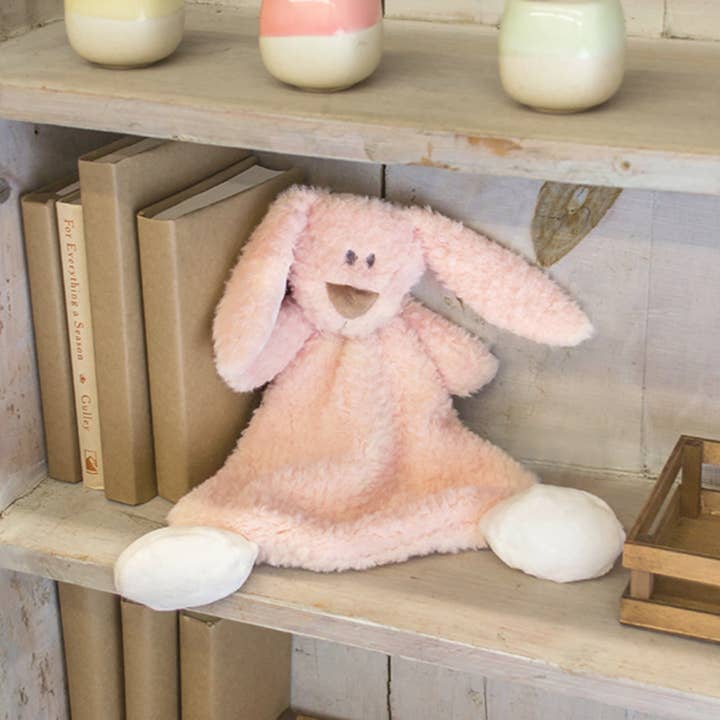 DEMDACO - Wholesale Security/Cuddle Blanket - Baby - Belina Bunny Rattle Blankie1
