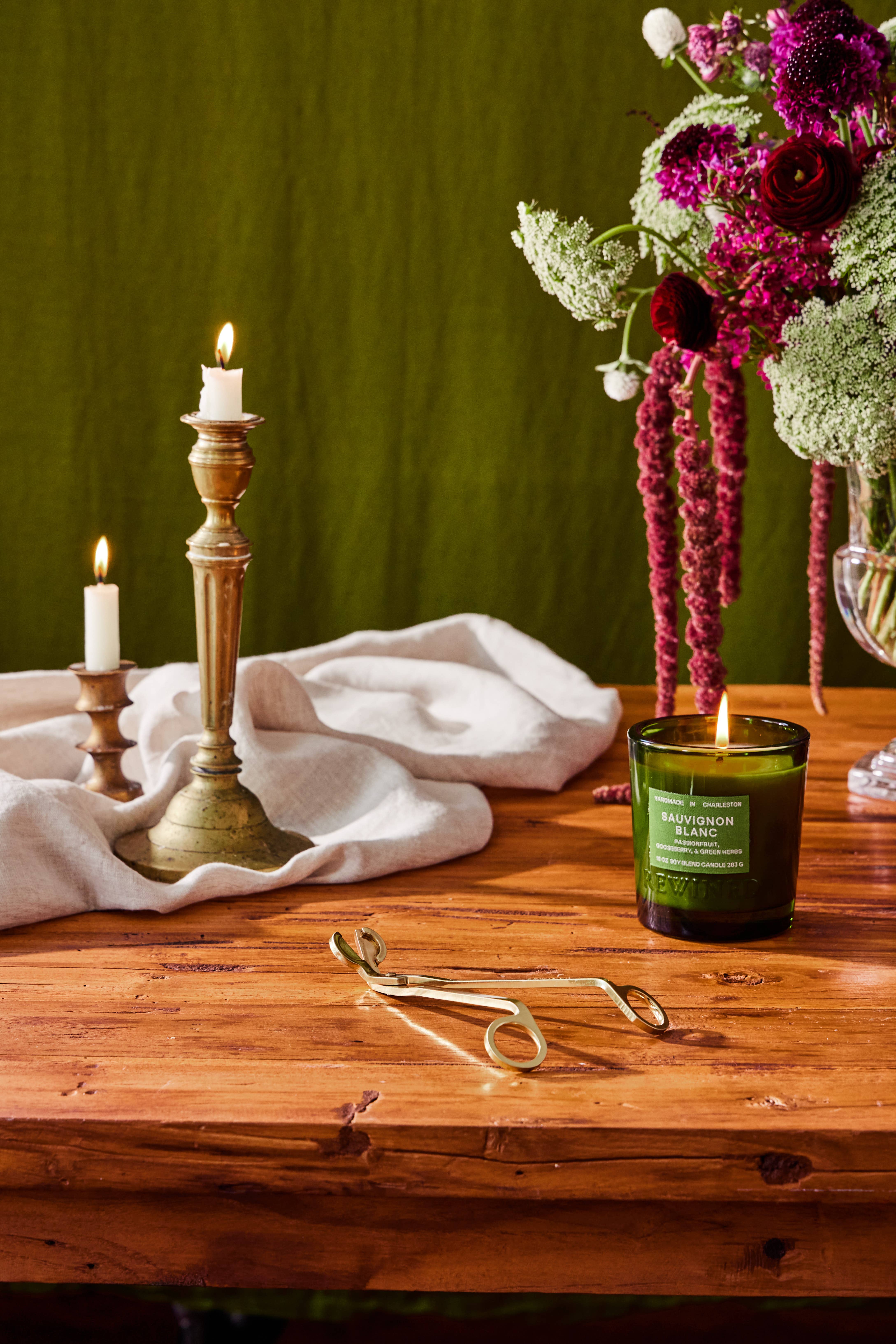 Rewined - Wholesale Wick Trimmer - Brushed Gold Engraved Wick Trimmers1