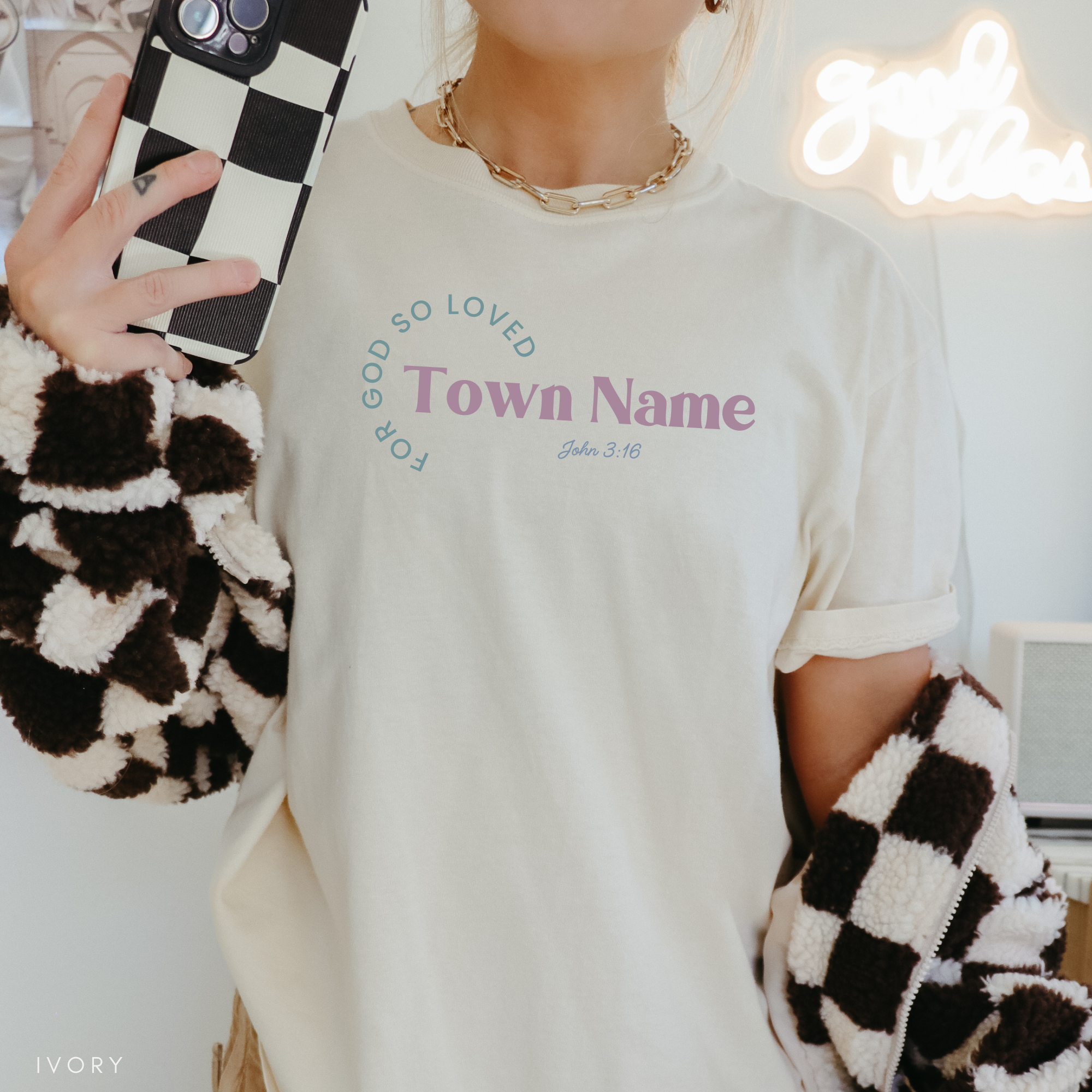 Faith & Life Christian Brands - Wholesale Screen Printed T-Shirt - Unisex - For God so Loved Custom Apparel Graphic T-Shirt15