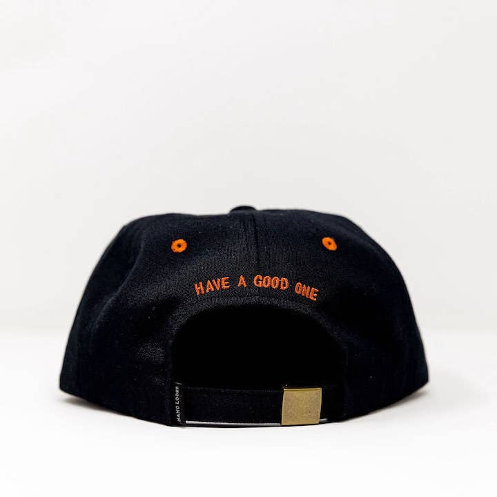 Hang Loose - Vente Casquette à visière plate – unisexe - Casquette Loco Poly - Noire3