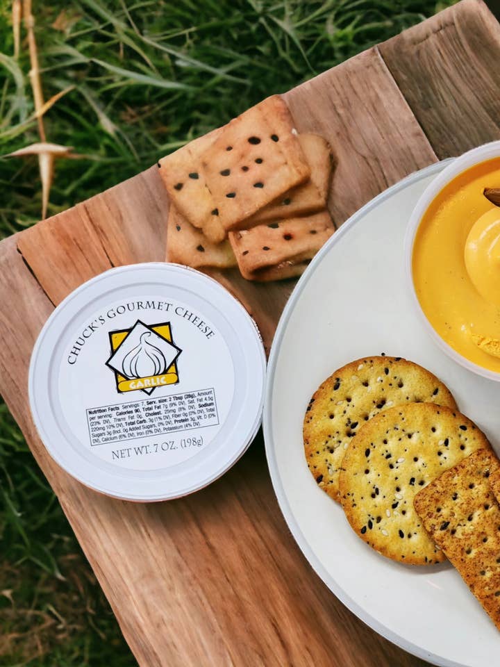 Chuck's Gourmet Cheese Spread-Garlic & Jalapeno Mixed Case for wholesale by Chuck's Gourmet Cheese