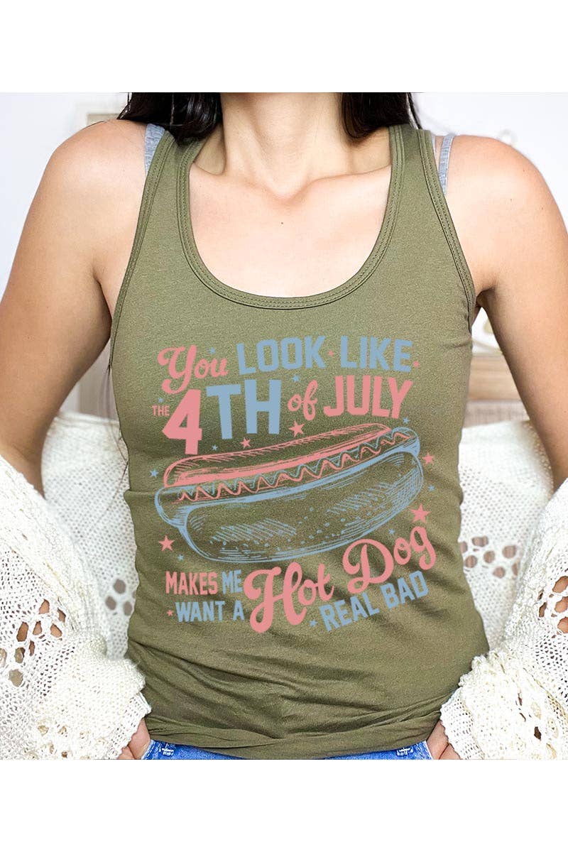 COLORBEAR – Tops – Mulher por atacado – Tu Look Like Graphic Racerback7