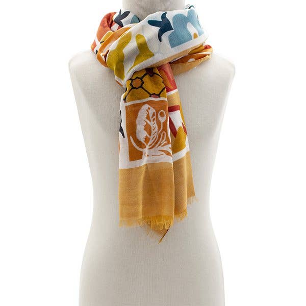 Companhia Atlântica - Wholesale Handkerchief - Unisex - Cotton Scarf Pop TILE