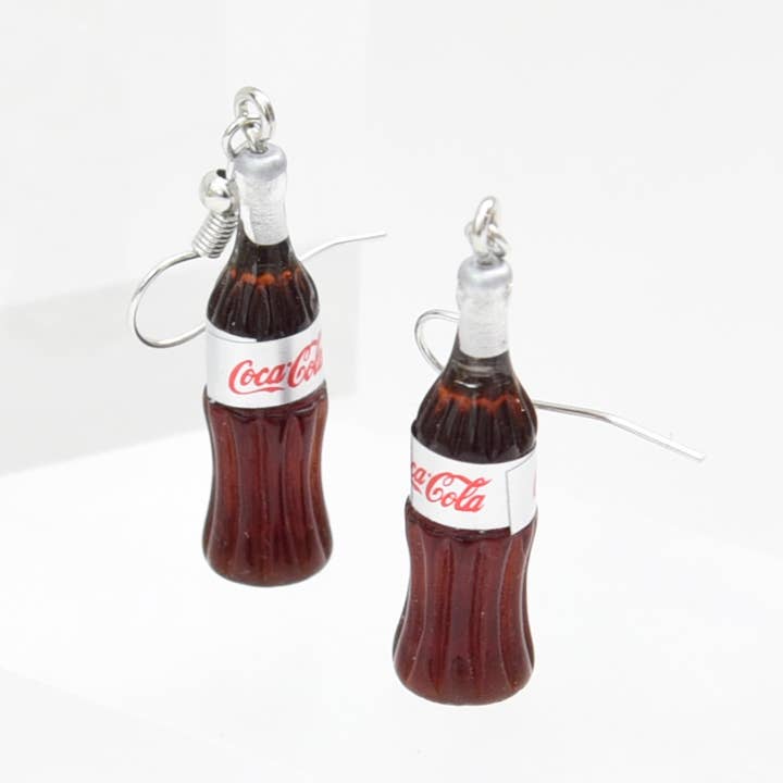Diet Cola Bottle Earrings for wholesale by Chiffonier