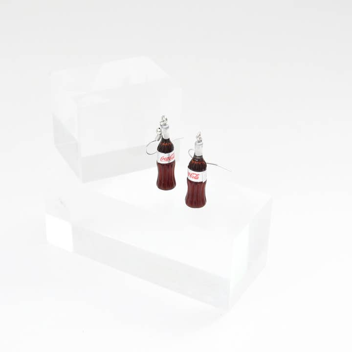 Diet Cola Bottle Earrings for wholesale by Chiffonier