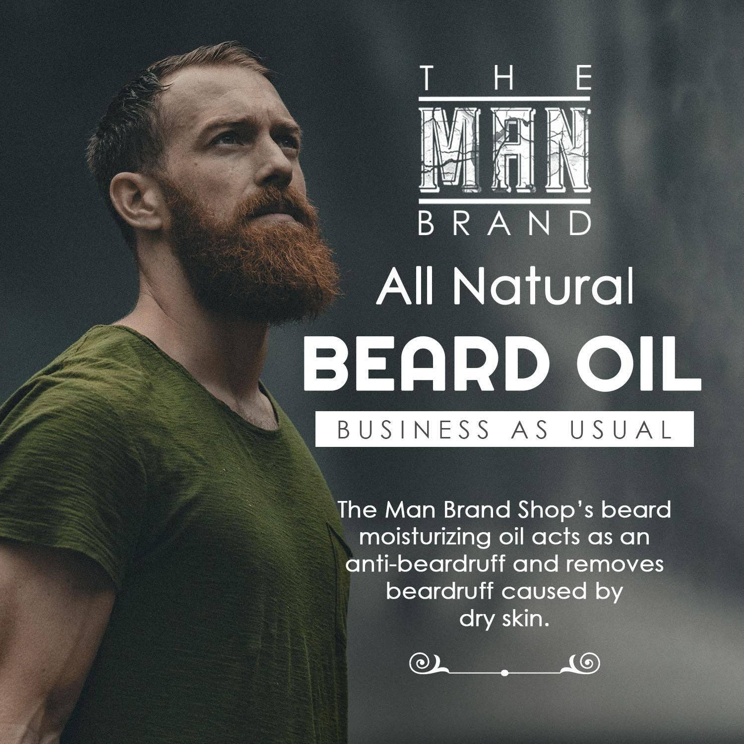 The Man Brand - Wholesale Beard Styling Product - Business As Usual Beard Oil5