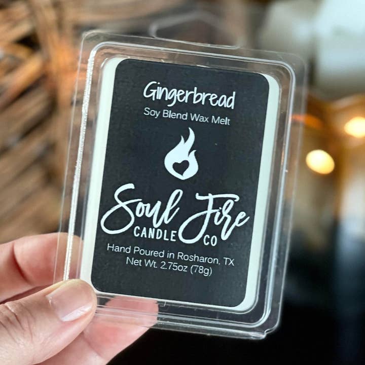 Gingerbread Wax Melt for wholesale by Soul Fire Candle Company