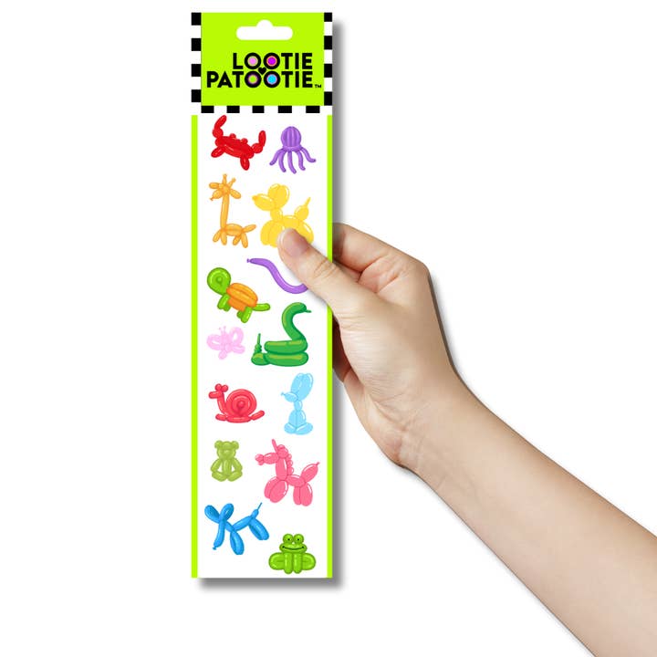 Balloon Animals Sticker Strip for wholesale by LP Studios/Lootie Patootie