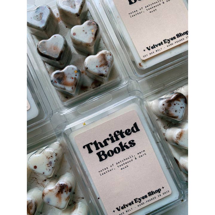 Velvet Eyes Shop - Wholesale Wax Melt - Thrifted Books Wax Melt