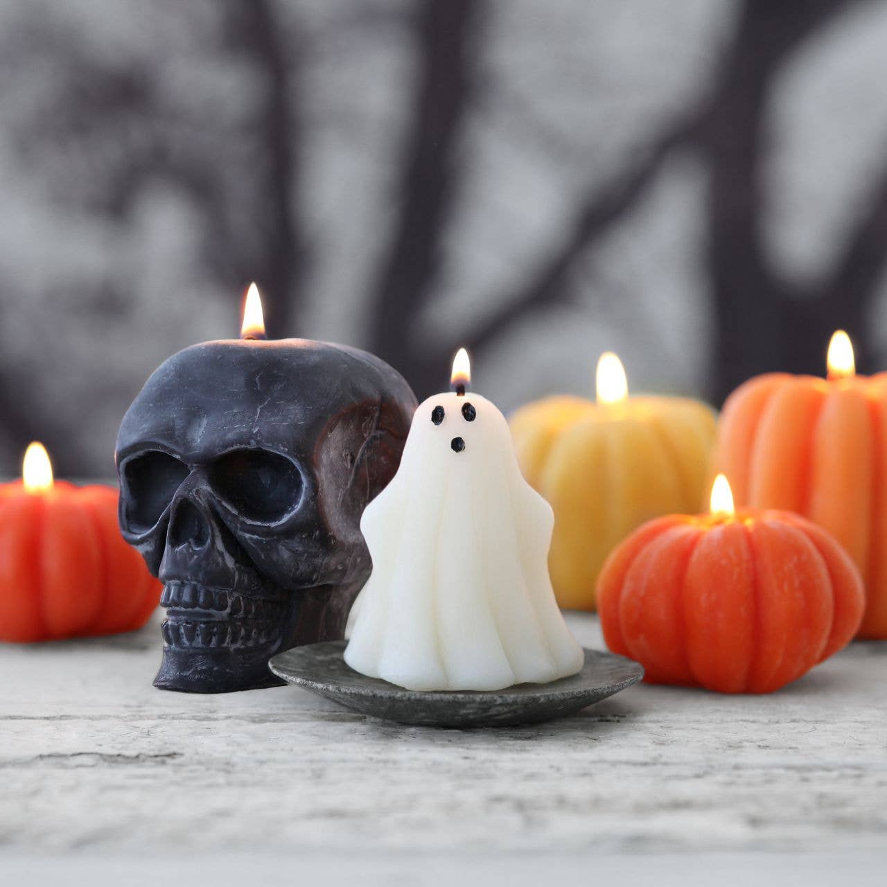 Big Dipper Wax Works - Wholesale Novelty Candle - Ghost Candle – 100% Beeswax – Natural – 3” Handcrafted3