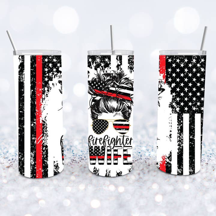 Firefighter Wife Tumbler for wholesale by Beyond Bayside