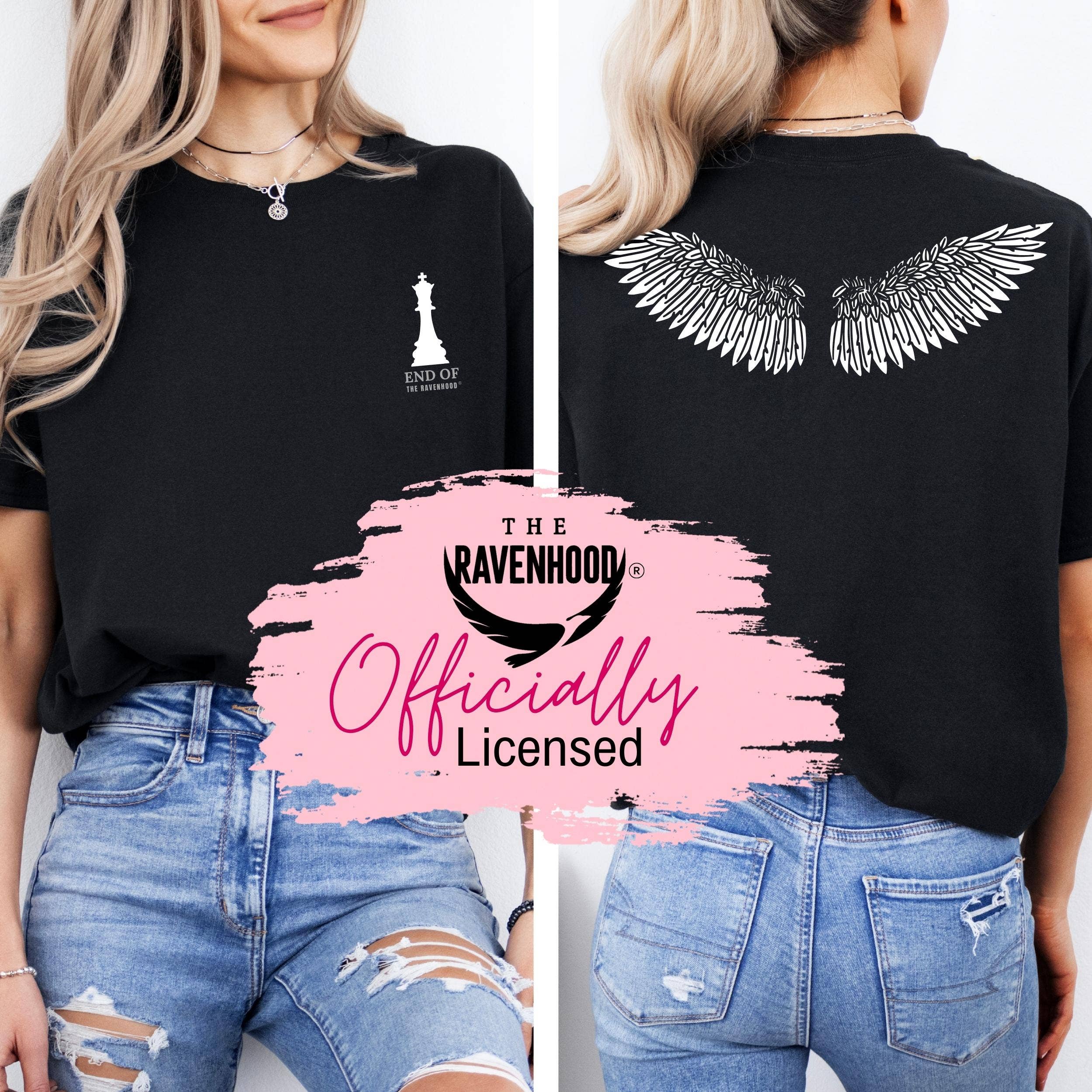 Little Smut Closet – wholesale T-shirts med screentryck – Dam – Officiellt licensierad Ravenhood-serie T-shirt - Kate Stewart - Slut på - Tobias1