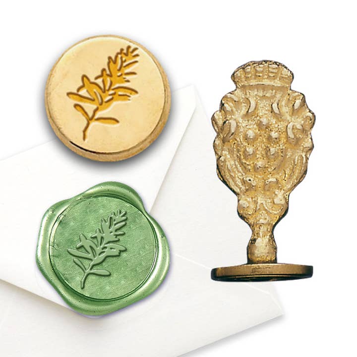 Freund Mayer & Co. - Wholesale Rubber/Decorative Stamp - Florentine Brass Wax Seal Stampers-over 50 popular symbols