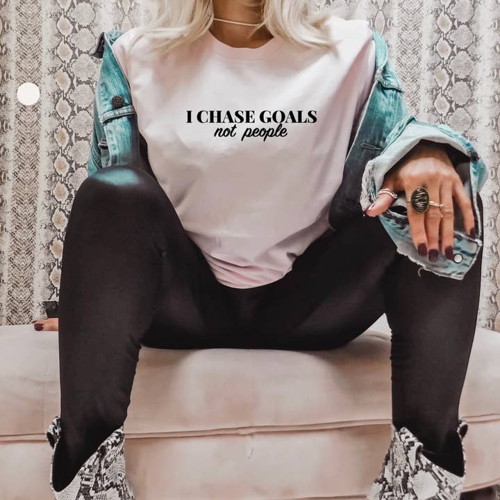 I Chase Goals Tee for wholesale by Badd Boss