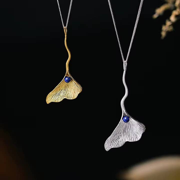 Ginkgo Elegance Pendant for wholesale by Anet’s Collection