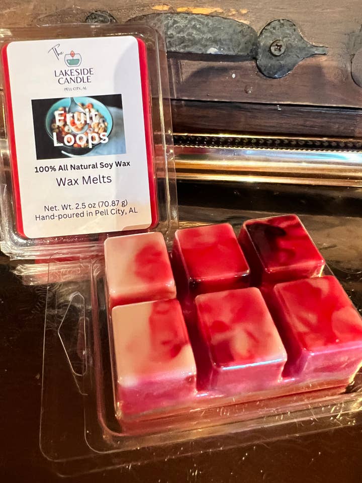 Fruit Loops Soy Wax Candles and Wax Melts for wholesale by The Lakeside Candle