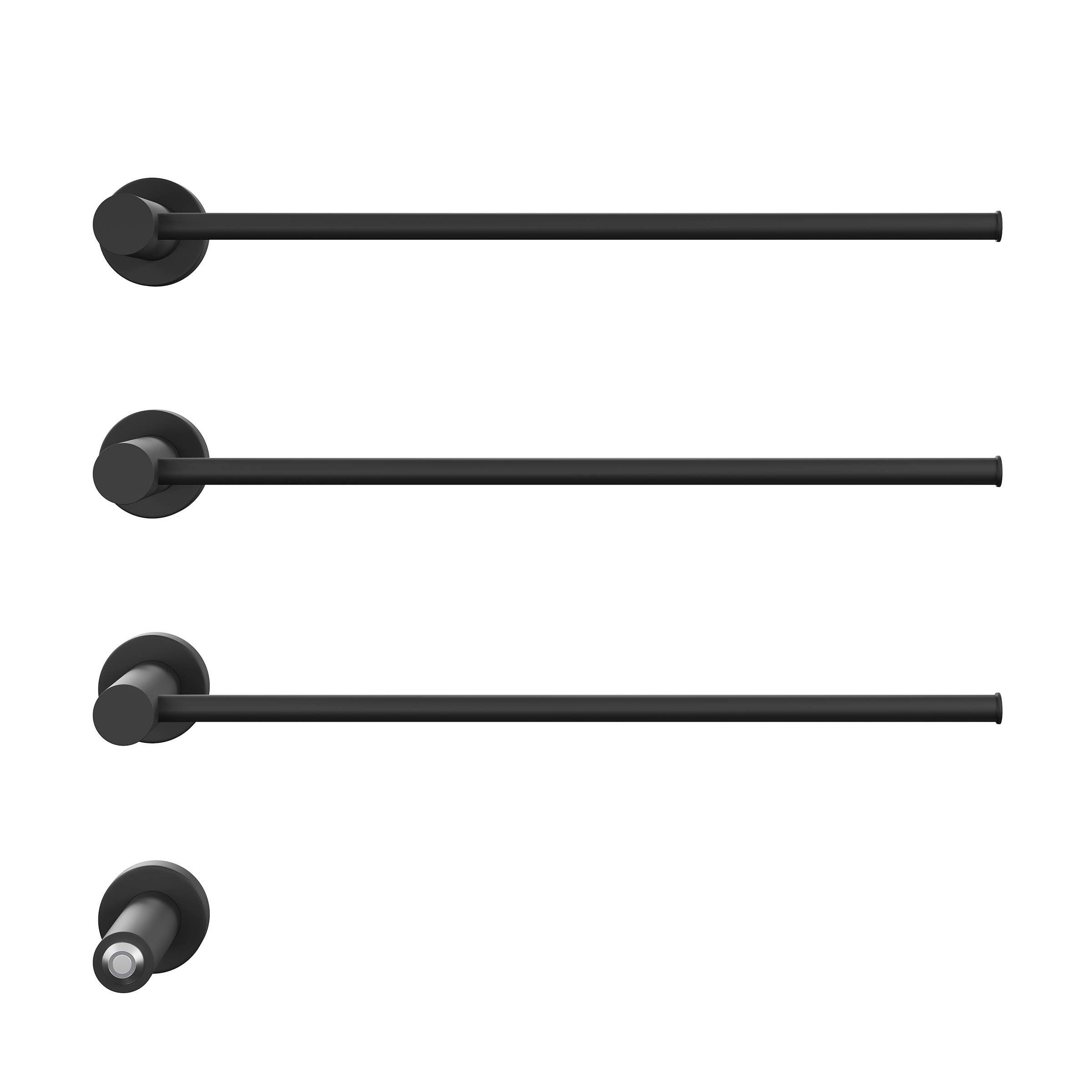 Swiss Madison - Wholesale Towel Holder/Hanger - Claire 3-Bar Electric Towel Warmer in Matte Black1