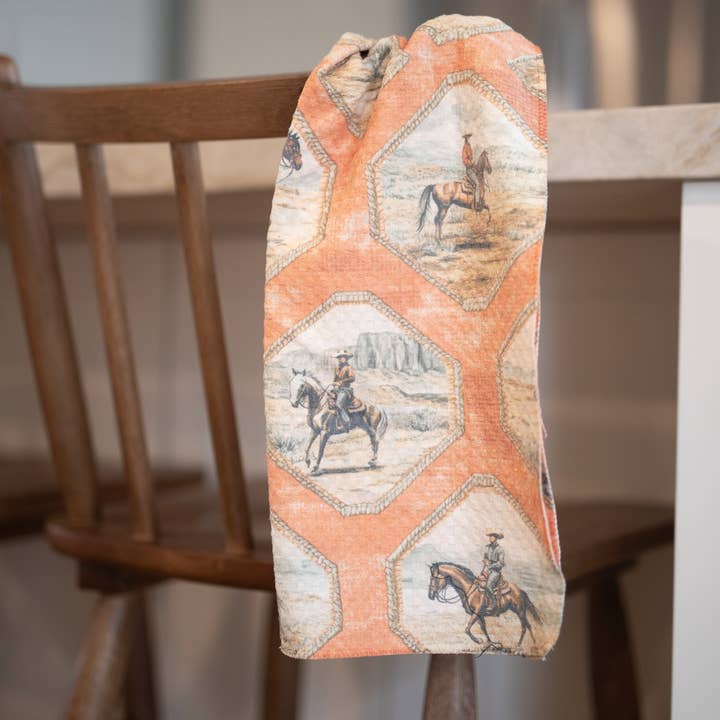 Loom Loom - Wholesale Tea Towel - Cowboy Frames3