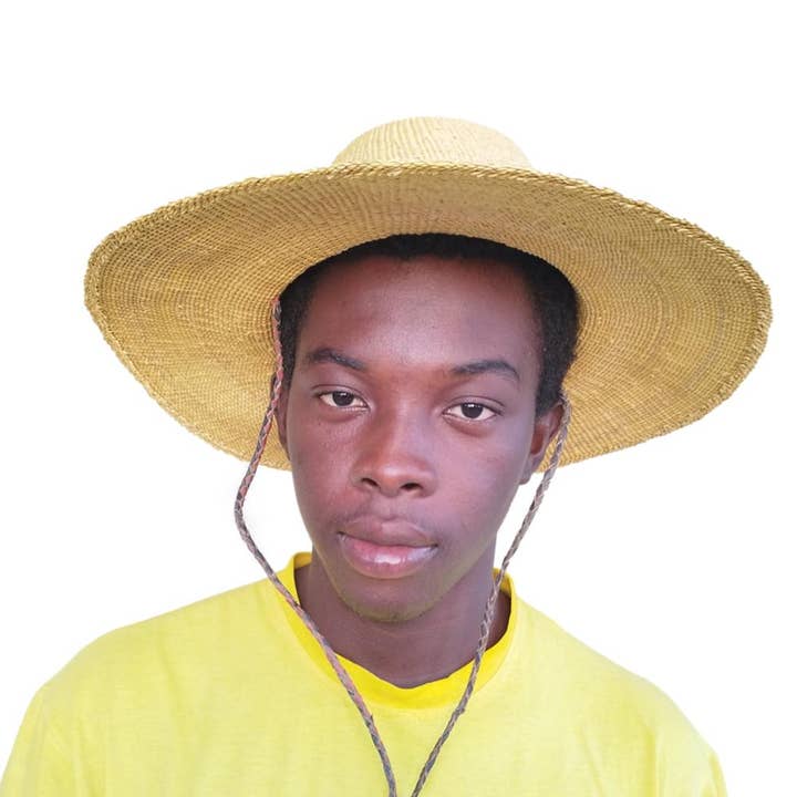 African Heritage LLC - Wholesale Straw Hat - Unisex - Wide brim straw hat , Straw Cowboy hat, Cowgirl straw hat