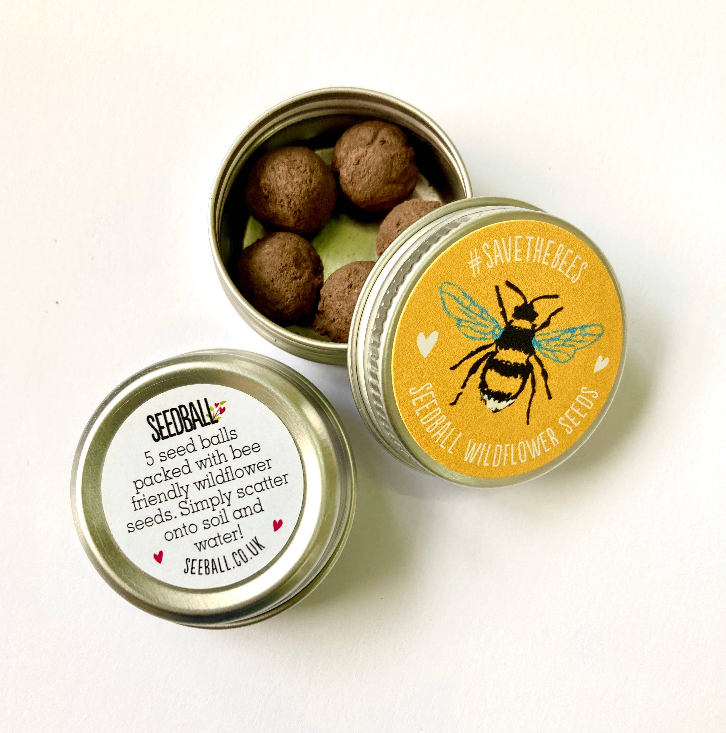 Seedball – wholesale Plant seeds – Mini Seedball Tins #Savethebees7