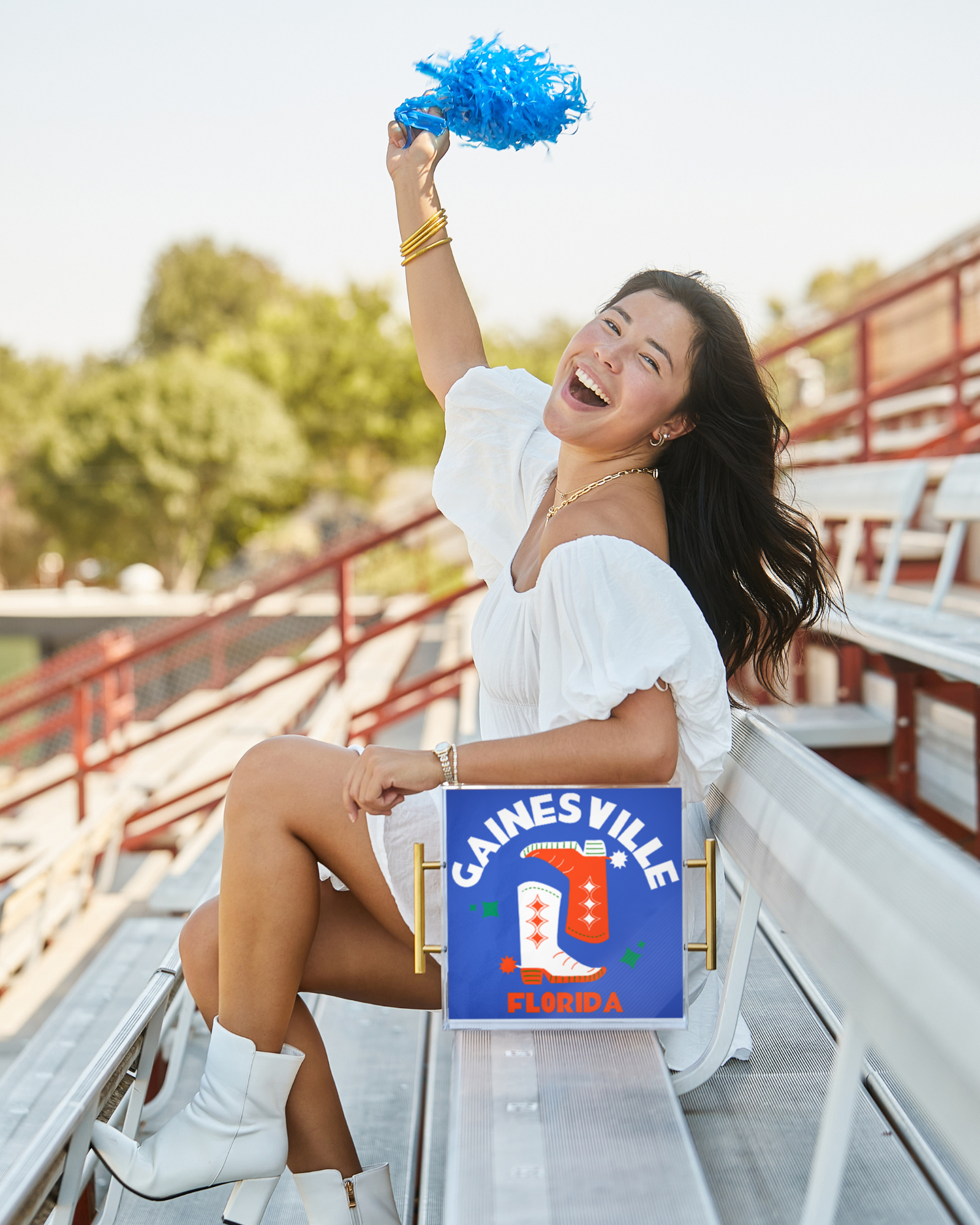 Tart By Taylor - Wholesale Serving Tray - Gainesville | Large Acrylic Tray With Gold Handles3