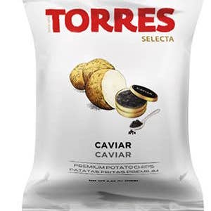 Caviar Torres Gourmet Potato Chips for wholesale by Number One Caviar LLC