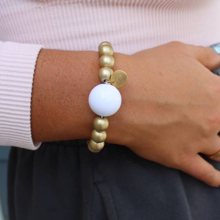 The Klow Golf Company - Vendita all'ingrosso Bracciale con perline - Bracciale contatore di colpi da golf - GOLDEN10