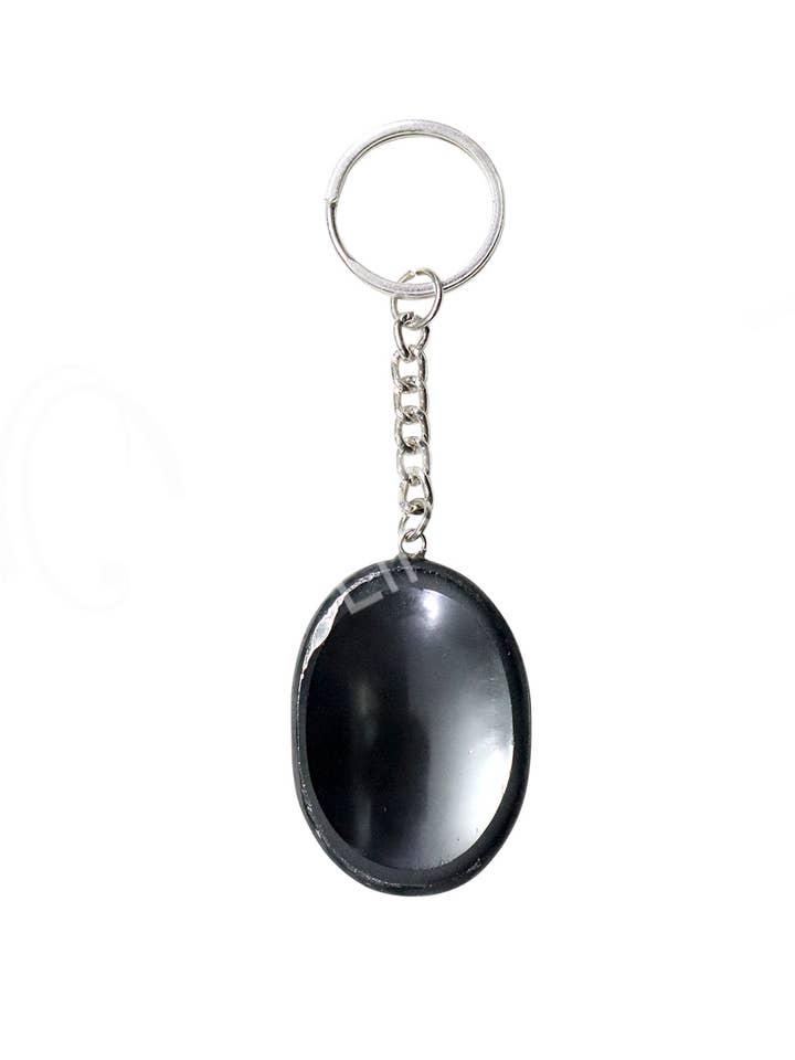 (3 UDS) LLAVERO - PIEDRA DE LA PREOCUPACIÓN HEMATITA (3 UDS) 10-11,5 CM para venta al por mayor de Oceanic Linkways Inc