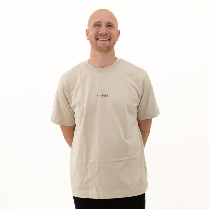 simple. t-shirt. desert-dust. for wholesale by simple. panda