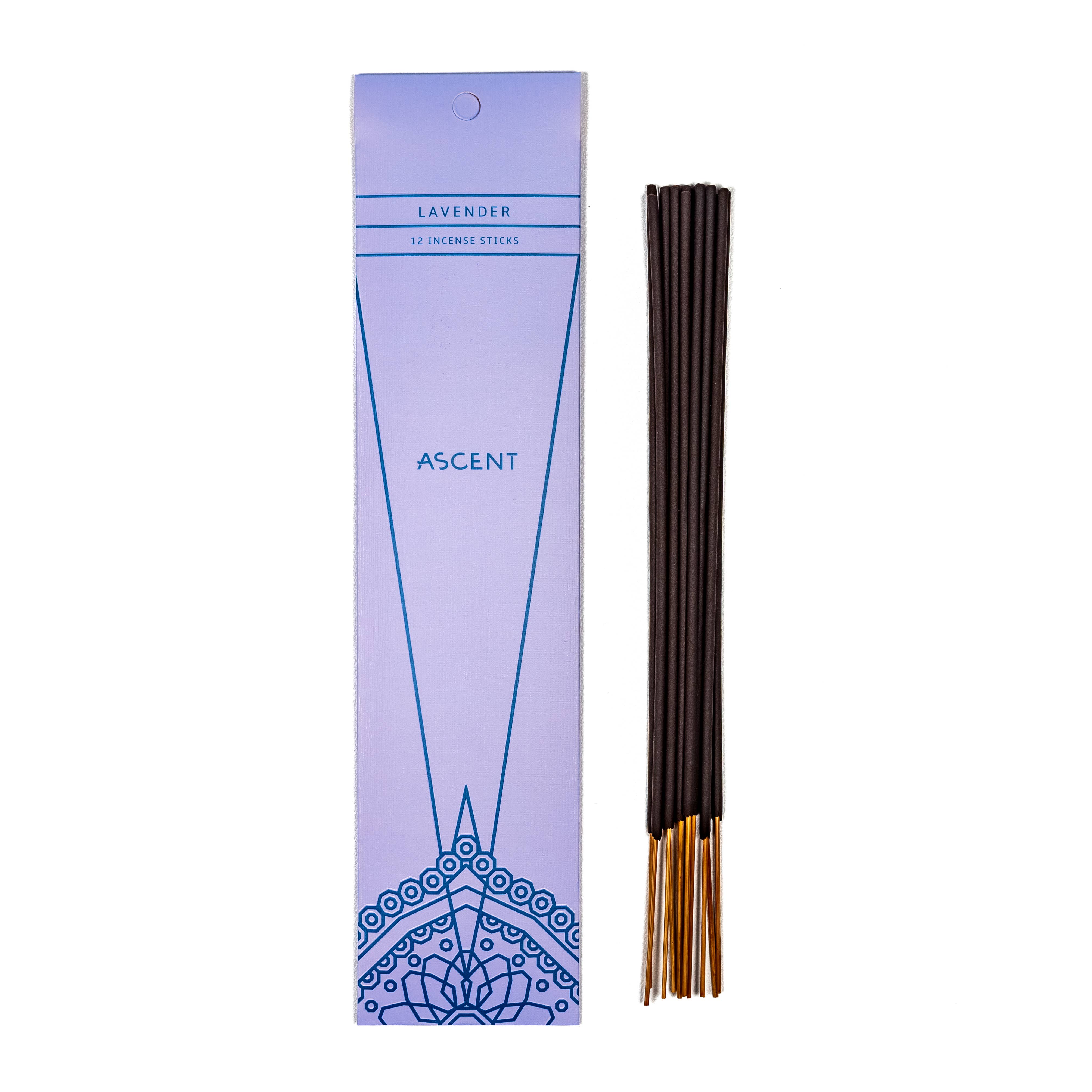 Between Heaven & Earth Mfg. – wholesale Incense – Ascent Lavender Incense – Calming & Sustainably Made2