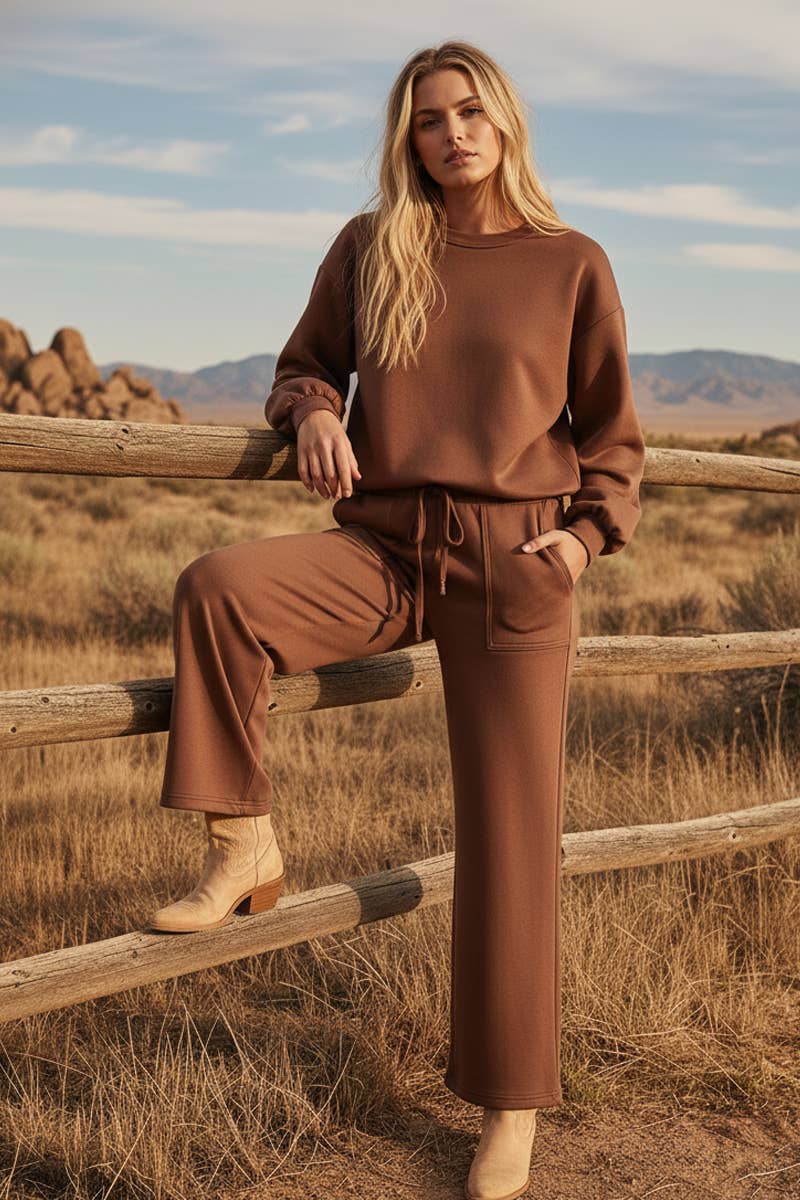 Sewn and Seen - Wholesale Lounge Set - Women's - SCUBA TOP AND PANT SETS13