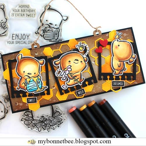 Impronte D'Autore - Wholesale Rubber/Decorative Stamp - Thin dies for transparent stamps Sweet Bear7