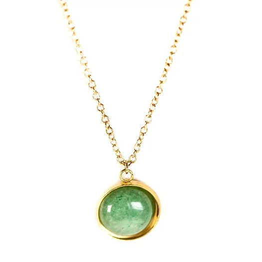 Collier Miranda agate verte pour la vente par Baroca Bijoux Paris
