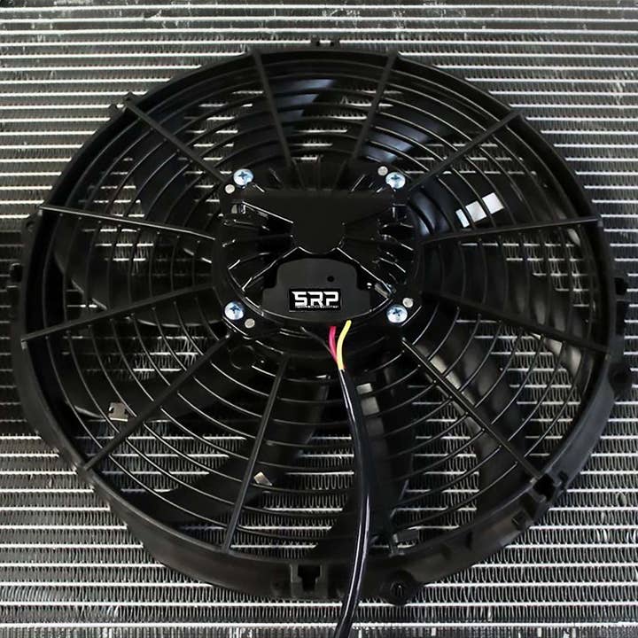 SRP 12" Performance Series Brushless Pusher Fan for wholesale by Steele Racing Products