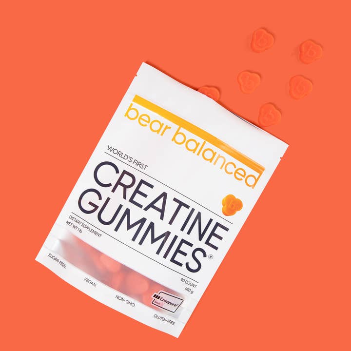 Bear Balanced – Großhandel Nahrungsergänzungsmittel/Vitamin zum Einnehmen – Die weltweit ersten Creatine Gummies® — Hergestellt mit Creapure®4