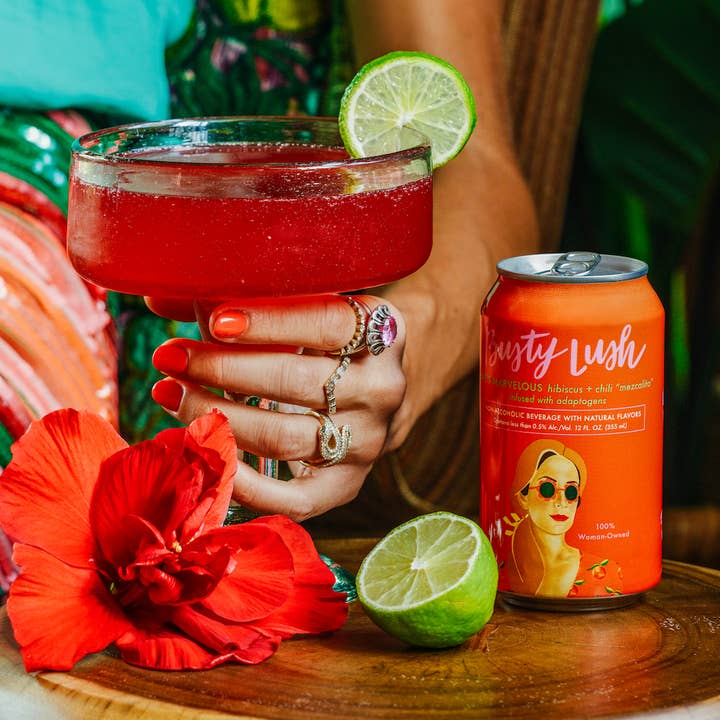 She's Marvelous NA Hibiscus + Chili Mezcalita (4pk boxes) for wholesale by Busty Lush