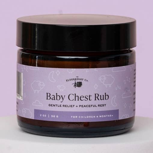 Baby Chest Rub for wholesale by The Elderberry Co