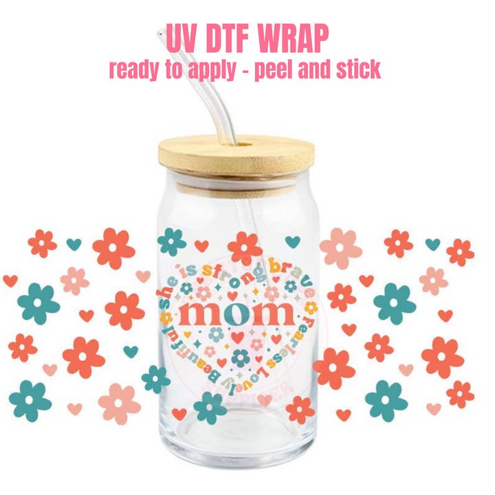 Envoltura de taza UV DTF F #552 para venta al por mayor de One Stop Cups