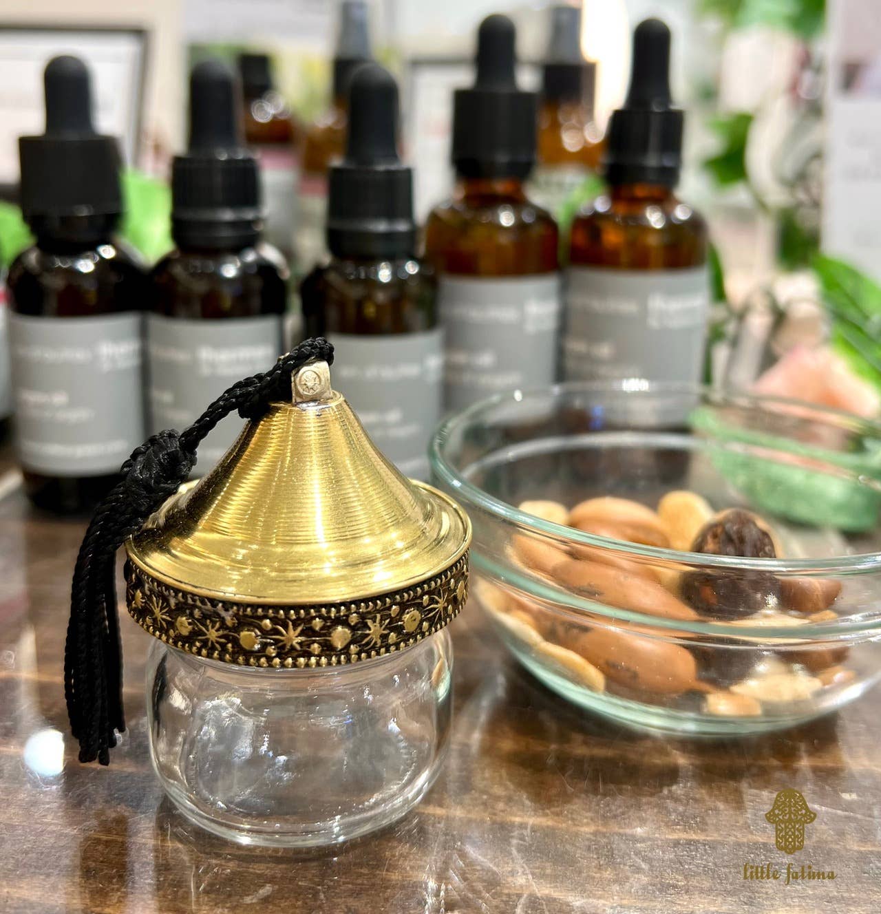 High crafty - Vendita all'ingrosso Barattoli decorativi - Bottiglia Piccola Marocchina – Vetro Riciclato Fatto a Mano5