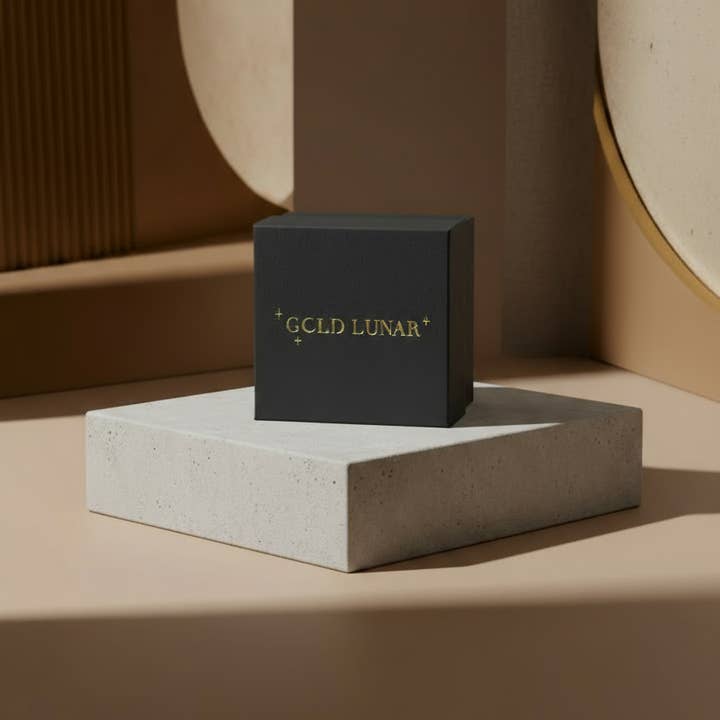 Premium Gift Box for Rings Hoops & Huggies Gold Gift Wrap for wholesale by Gold Lunar