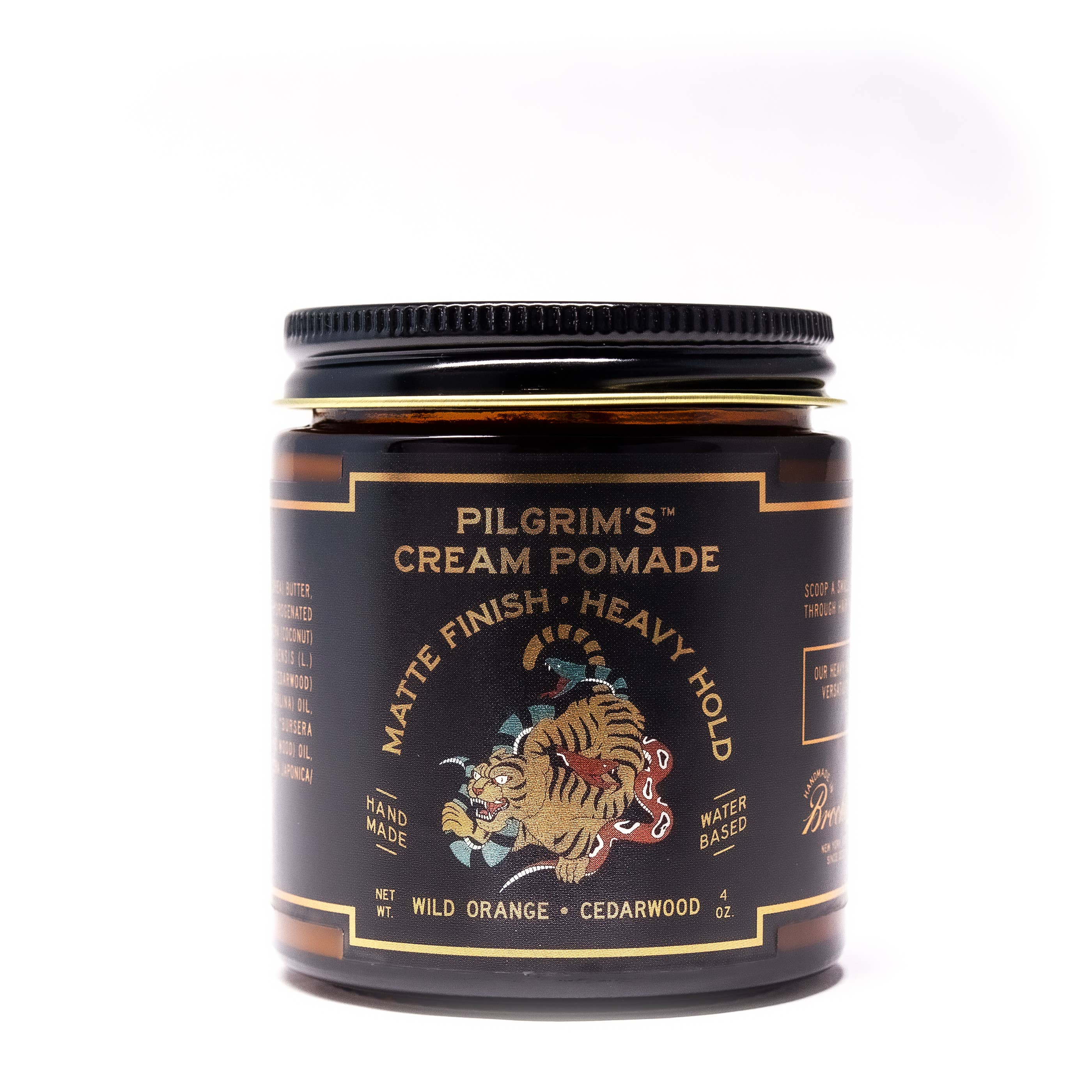 Brooklyn Grooming - Wholesale Hair Pomade - Men's - Matte cream pomade - Wild orange + Cedarwood