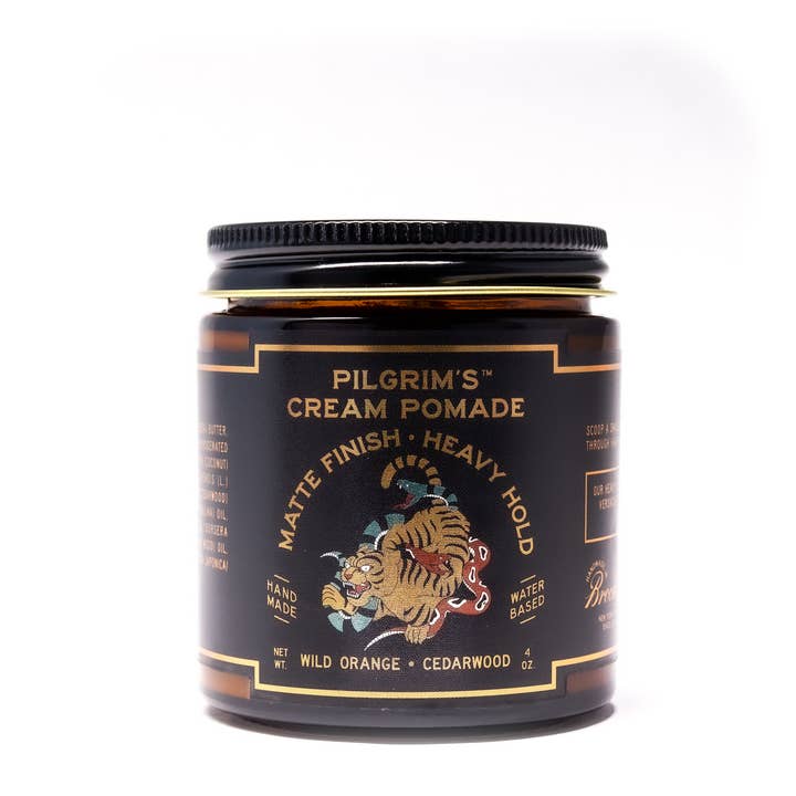 Brooklyn Grooming - Wholesale Hair Pomade - Men's - Matte cream pomade - Wild orange + Cedarwood