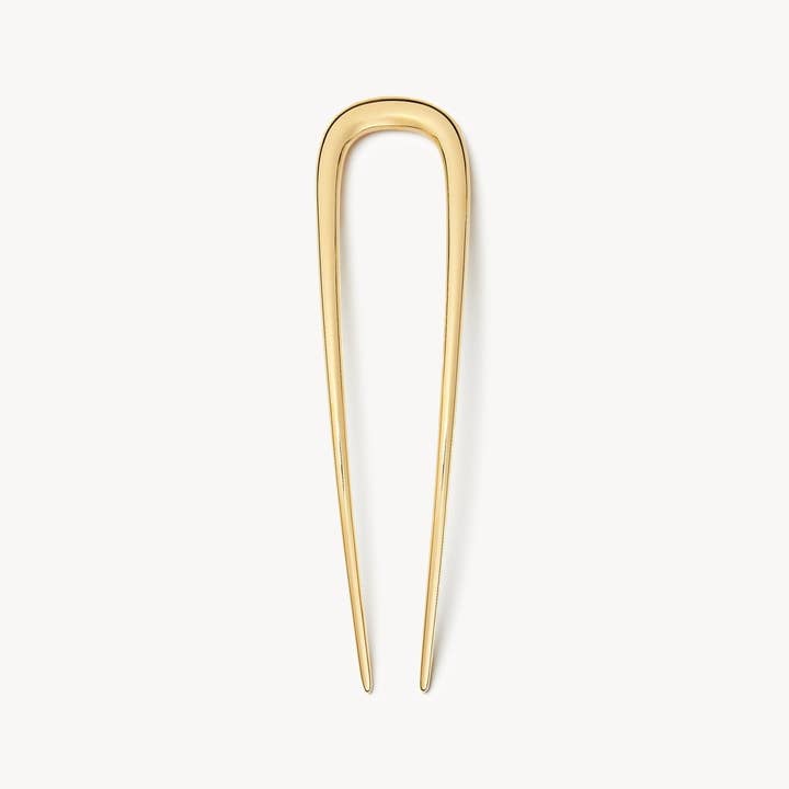 Midi French Hair Pin in Gold for wholesale by MACHETE