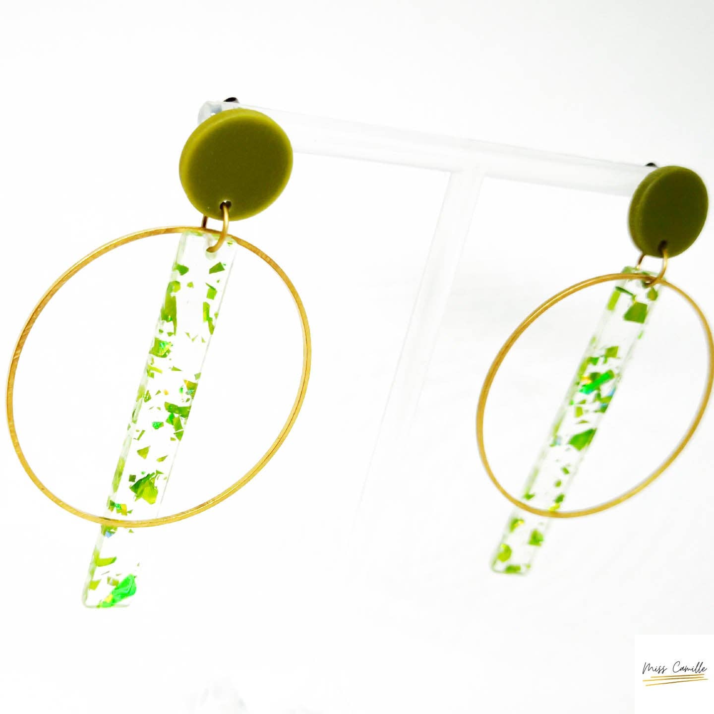 miss camille - Wholesale Dangle Earrings - Miss Camille “Emy” hoop earrings2