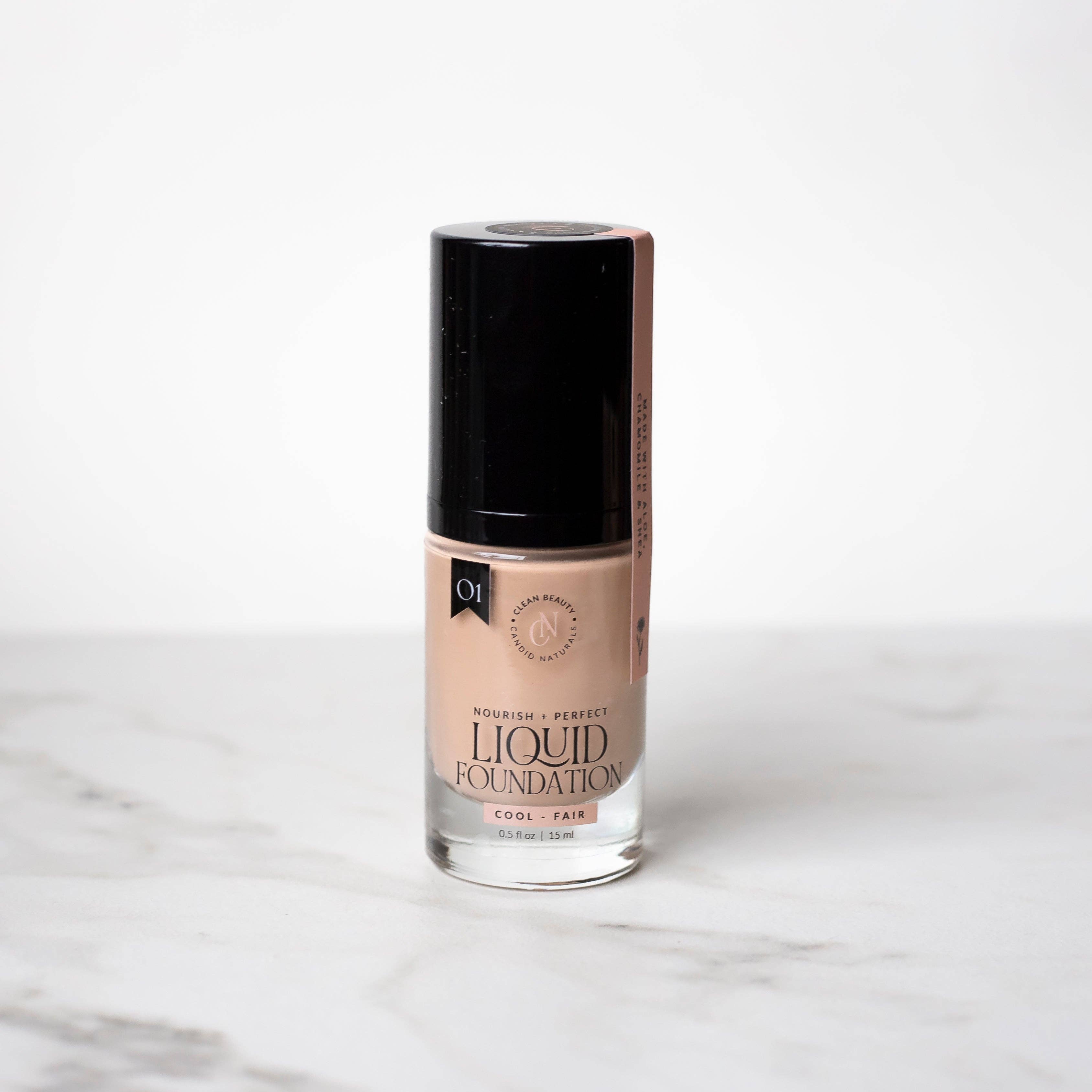 Candid Naturals - Wholesale Foundation - Natural Liquid Foundation | Nourish + Perfect3