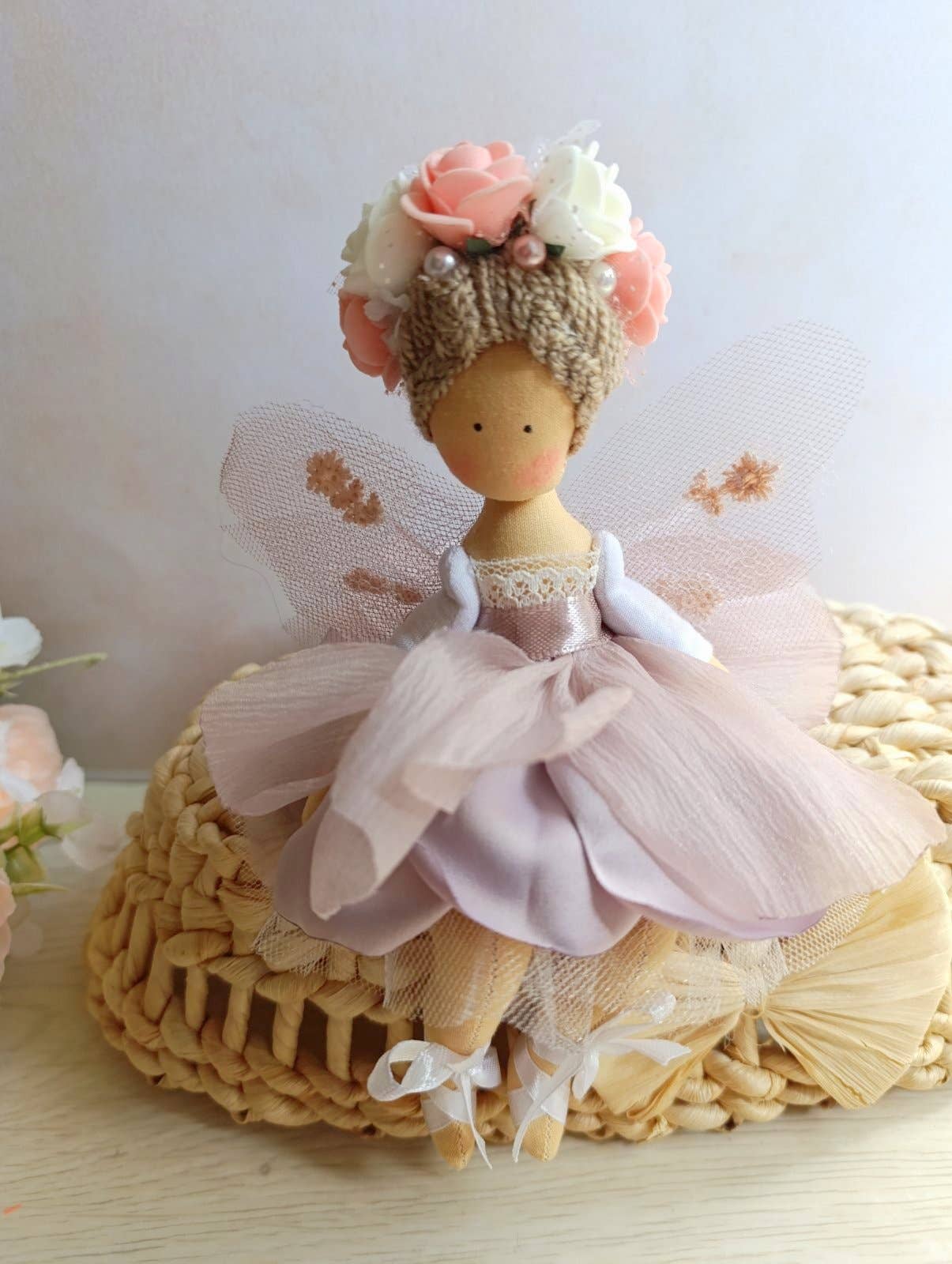 ChernikovaNataliya - Wholesale Pop - Kinderen - Handgemaakte Feeënballerina Pop – 20 cm (7,9 in)4