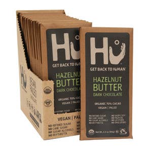Hu Mörk Choklad Hasselnötssmör 12/2,1OZ för wholesale av L&F Universal Goods