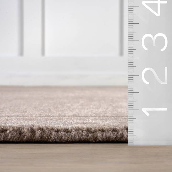 Mauve Frenshe Interiors x Rugs USA Los Feliz Wool Area Rug for wholesale on Faire3