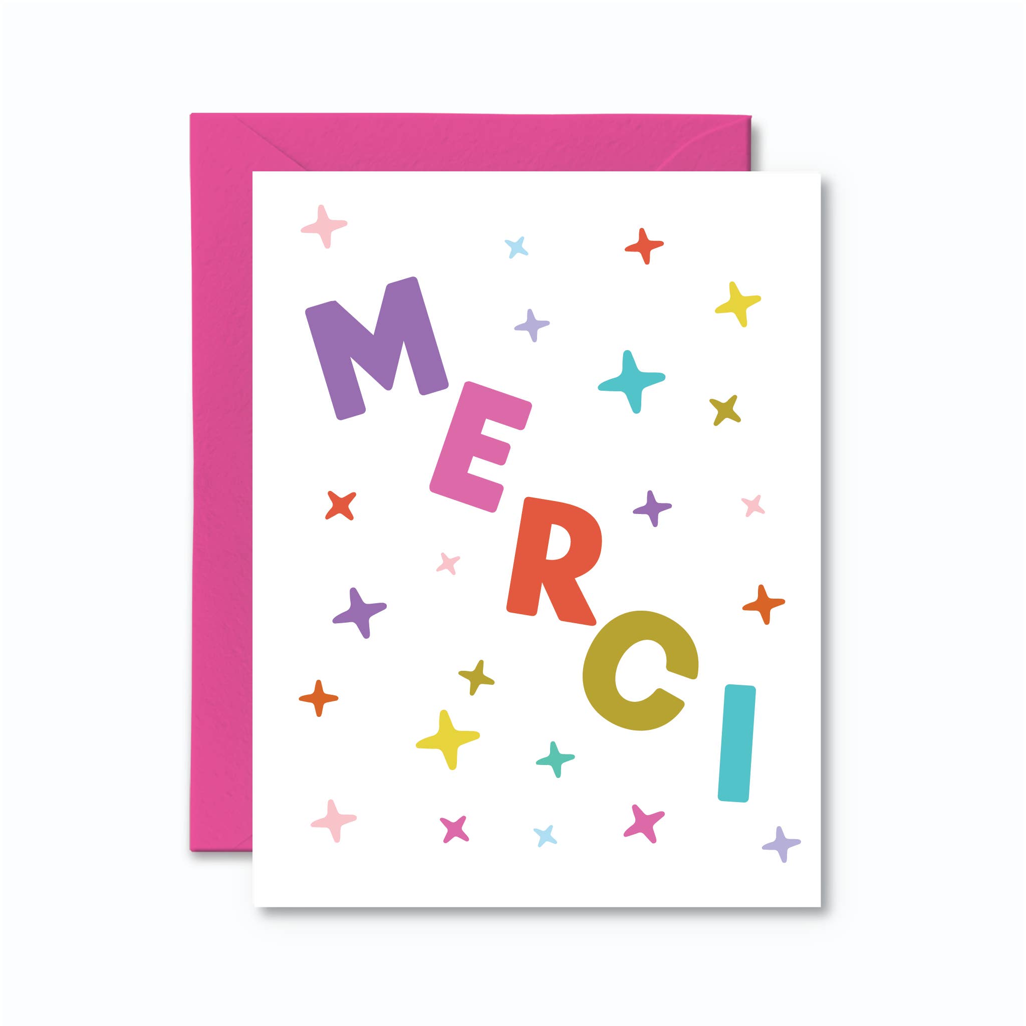 Pretty by Her - Wholesale Thank You Card - Merci Card