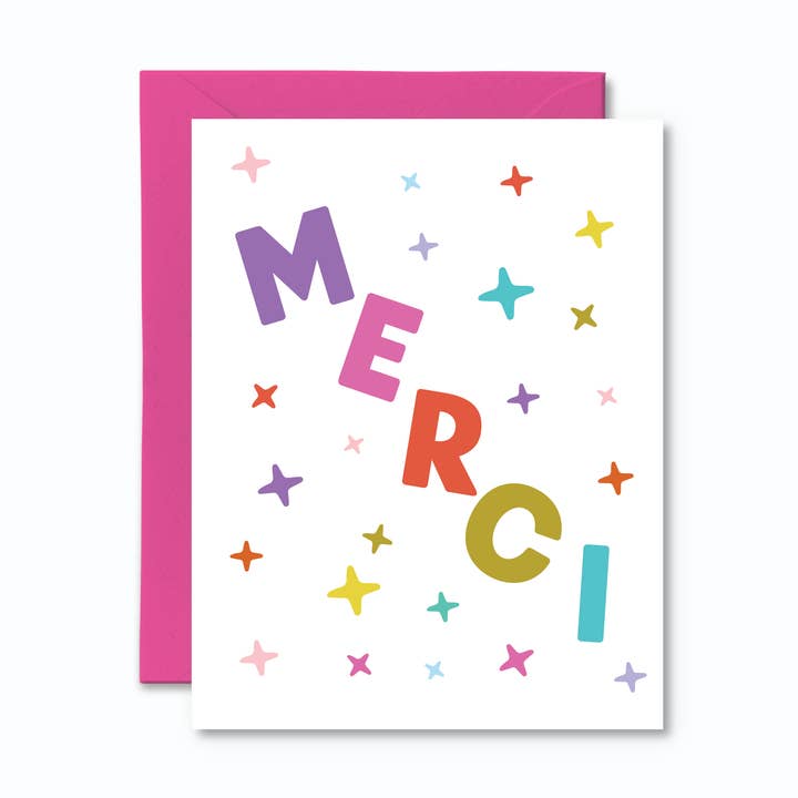 Pretty by Her - Wholesale Thank You Card - Merci Card0